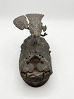 Antique Cast Iron Mechanical Bank  Bird Feeding Chicks  J    E  Stevens 1883