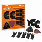 Ridgid Ac242001 20 Pc Oscillating Multi Tool Blade Set Kit New Universal Blades