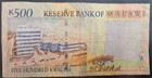 2005 Malawi 500 Kwacha P56a  Aa6281213 