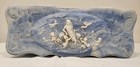 Vtg Real Genuine Incolay Stone Handcrafted  Cherubs  Trinket Jewelry Box Usa