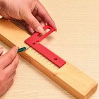 Aluminum Alloy Multi Angle Ruler 45 90 Degree Square Protractor Wood Tool