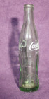 Vintage Coca Cola Bottle 10 Oz Green Glass 1968 City Bottle - Philadelphia Pa