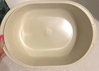 Vintage Tupperware Ultra 21 Oval Roaster  3qt   1 Qt  Microwave Oven Safe 