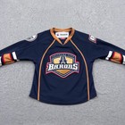 Reebok Ccm Oklahoma City Barons Hockey Jersey Youth Small Blue Ahl Canada Shirt
