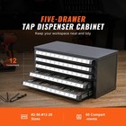 Uimoso Tap Dispenser Organizer Cabinet With Five Drawers And 60 Compartments