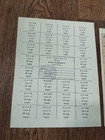 Moldova 1992 Ruble Control Coupons P-a11  P-a15 Banknotes