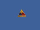 U s Military 1st Armored Division Pin Old Ironside Army Lapel Hat Pin
