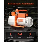 Uimoso 7 Cfm Two Stage Rotary Vane Vacuum Pump With Oil For Hvac Systems
