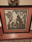 Vintage Thai Temple Rubbing On Rice Paper Framed
