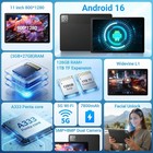 Android 16 Tablet 11 Inch 30gb Ram 128gb Rom 7800mah  Wifi 6  Bt5 4  Dual Camera