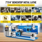 7 x14  Mini Precision Wood Lathe 550w Metal Bench Lathe Turning Machine