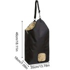 Hay Bags For Horses Goats Slow Feed Oxford Bag Black Large Capacity