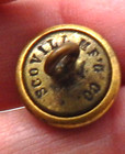 Pullman Porter Uniform Small Button Circa 1930 - Scovill Manufacturing Co 