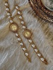 Vintage Gold Women s Watch With Faux Pearl Band     Elegant Quartz Gift