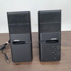 Bose Mediamate Computer Speaker Pair W  Ac Adapter Tested   Works Sounds Great