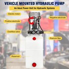Double Acting Hydraulic Pump Dump Trailer Power Unit 6 Quart Unit Pack 12v Dc