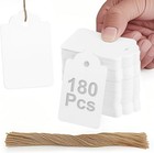 180 Pcs Gift Tags With String Attached Kraft Paper Blank For Price Tag Gift B   