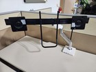 Humanscale M8 Dual Monitor Arm With M connect 2 Docking Station And Neat Tech