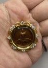 Thai Amulet Dhammakaya Ruay Rao Model Made In 2001 Buddha Brooch Pendant