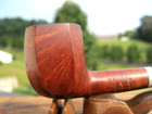 Medico Tuxedo Imported Briar Paneled Billiard Smoking Estate Pipe 6  L
