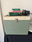 Tested White 1964 Singer 221k Featherweight Portable Sewing Machine W  Case 
