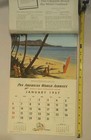 Vintage Pan Am Airlines Calendar Paa 1956 1957