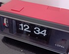 Copal Sp-206 Flip Clock Alarm Japan Red Black Retro Vintage Light Works