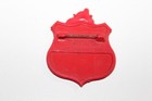 Vintage Plastic Prize Badge Hartford Insurance Group Junior Fire Marshal Shield
