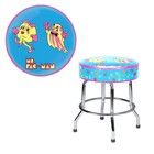 Ms  Pac Man Arcade Game Swivel Bar Stool - 19   