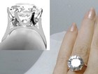10ct White Lab Sapphire  Size 6 5 Ring  925 Sterling Silver Usa Made