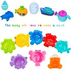 Baby Bath Toys For Toddlers  Water Table Toys With Mold Free Stacking Cups  Q   