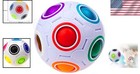 Rainbow Ball Magic Cube Fidget Toy For Sensory Fun - Small Size Puzzle