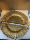 Maoname Gold Charger Plates  Dinner Plates  Decorative  set Of 8 