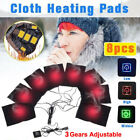 8-in-1 Usb Electric Heating Sheet Warmer Pad Clothes Heater Pad For Vest Jacket