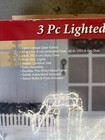 3-piece Lighted Prismatic Deer Family Christmas Decorations
