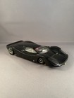 Vintage Slot Car Handmade Brass Wire Chassis Black Race Body Motor Tested Runs