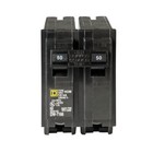 Circuit Breaker Square D 50 Amp 2 Pole Homeline Standard Trip Residential Black