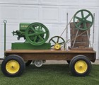 Vtg 1932 John Deere Hit Or Miss Engine 22qt Ice Cream Machine W  Washdown Motor