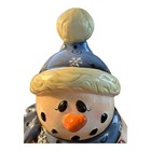 Rare Suzi Skoglund 2006 Mcdonald  frosty Friends  Heart Base Snowman Cookie Jar