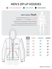 Mens Fleece Zip Up Hoodie Sweatshirts Jackets Sweater Casual Hipster Baseketball