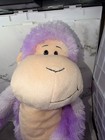 Animal Alley Purple Monkey Plush Long Arms 25    Soft Fuzzy Stuffed Animal Vintage