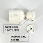 Arlo Security Mount Wall Bracket For Vma5100-10000s Housing - White  2 Pack 