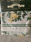 Nip Vintage Bill Blass  Springmaid Pillow Cases King Castleton Yellow Roses