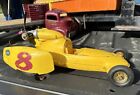 Vintage Cox Shrike Prop Rod Gas Engine  049 Tether Race Car Yellow Toy