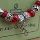 Delta Sigma Theta Sorority 1913 10oz  Ceramic Coffee Mug   Bracelet