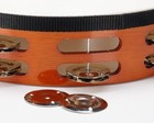 Meinl Percussion Tambourine  10   2-row Goat Head  Nickel steel Jingles