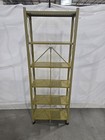 Origami Foldable Steel 6-tier Bookshelf - Gold