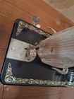 Singer Model 15 Electric Sewing Machine W  Wood Cabinet Table  Portable