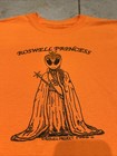 Roswell Princess Alien T Shirt Note 1947 On Sash  Sz  No Tags Very Orange 