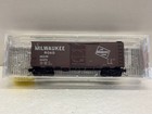 N Scale Micro Trains Mtl 20526 Milwaukee Road Milw 30371 Box Car